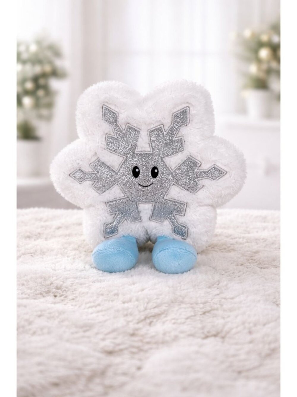 Gigglescape Snowflake Plush Stuffed Animal Toy 6" NEW with tags